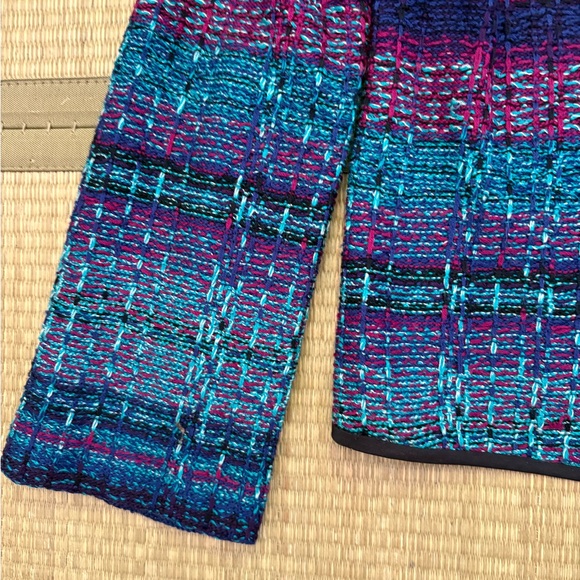 St. John Multicolor Knit Cardigan 12 - Picture 5 of 11